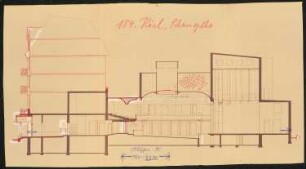 Schauspielhaus, Kiel: Längsschnitt 1:100