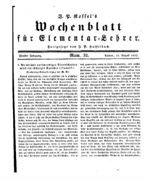 An welchen nothwendigen Eigenschaften wird ein tüchtiger Katechet erkannt?