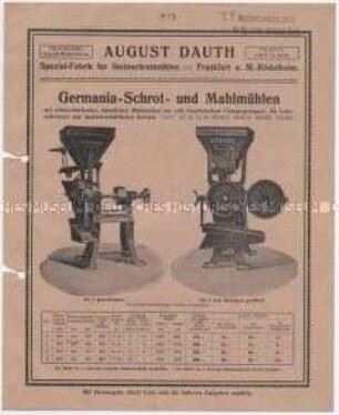 Schrot- und Mahlmühlen