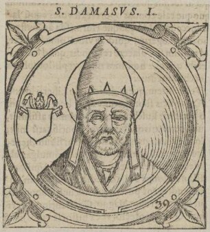 Bildnis von Papst Damasius I.