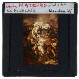 Matejko, Schlacht bei Grunwald : Detail, Deutschordens-Ritter