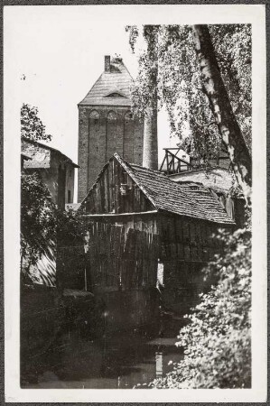 Schlawe (Slawno/Polen). Partie am Stolper Tor (Brama S?upska)