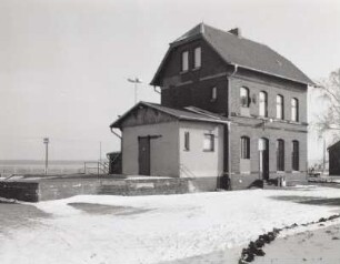 Laußig, Bahnhof, Empfangsgeb.