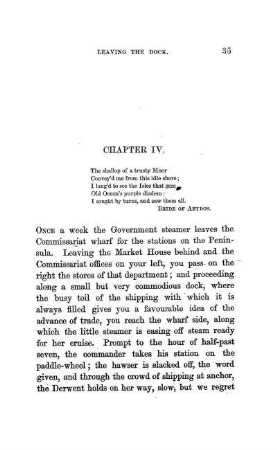 CHAPTER IV. - Tasman's Peninsula