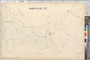 Coesfeld, Stadt und Ksp. (Coesfeld), Umlegung Harle, Urkarte I Coesfeld Ksp. Flur 4K,2