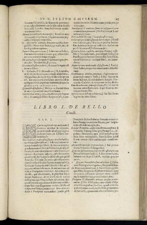 Libro I. De Bello Civili.