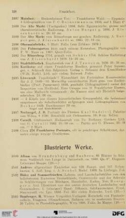 Illustrierte Werke (Nr. 2500-2575)