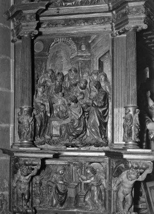 Linker Seitenaltar, nördliche Nebenseite: Beschneidung Christi