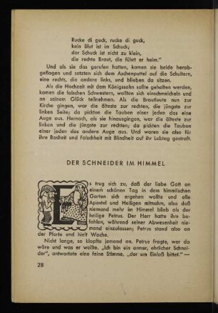 Der Schneider im Himmel