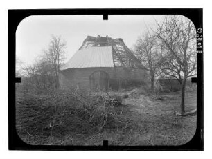 Klitten-Jahmen (Boxberg/O.L.-Jahmen). Rundscheune (1822)