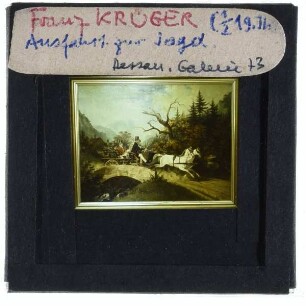 Krüger, Ausfahrt zur Jagd