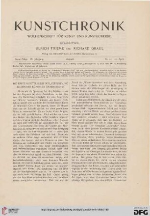 Heft 22 (21. April 1898)