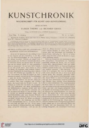 Heft 22 (21. April 1898)