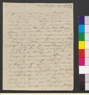 Brief von Arnim, Ludwig Achim von an Goethe, Johann Wolfgang von