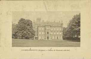 Courcelles-Motte (Belgique) - Château de Miaucourt (côté Sud)