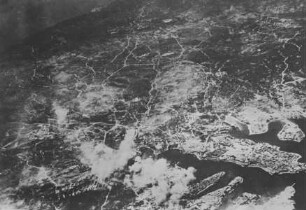 Malta in einem Aufklärungsfoto der italienischen Luftwaffe