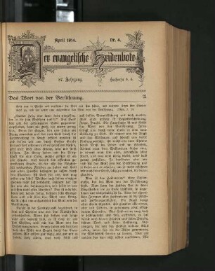 April 1914. Nr. 4.