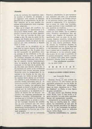 Crónicas