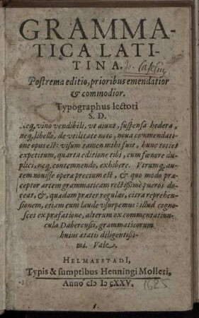 Grammatica Latina