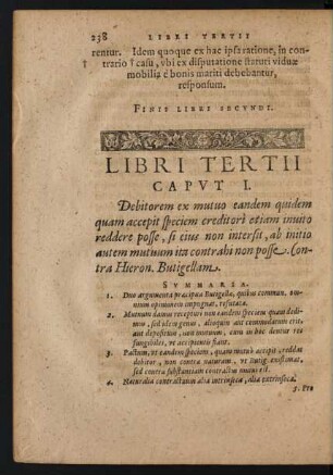 Libri Tertii ...