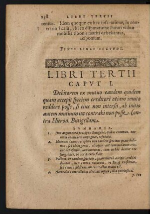 Libri Tertii ...