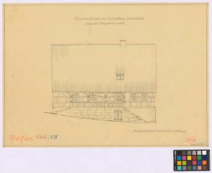 Gleußen (Landkreis Coburg): Bauernhaus, Haus Nummer 33. Wohnhaus (Seiten-Ansicht)