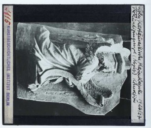 Kartäuserkirche, Marienkapelle : Abguss der Konsolfigur des Erzengels Gabriel bei der Verkündigung