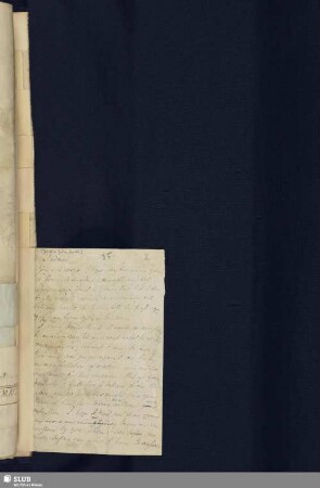 35) Briefentwurf: A. W. Schlegel an Juliet Smith; undat.