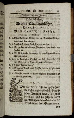 Erster Abschnitt. Neueste Staatsgeschichte.