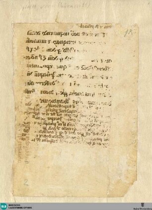 Fragmente - Cod. St. Peter perg. 136