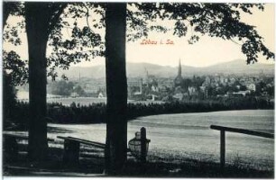 Löbau. Blick auf Löbau