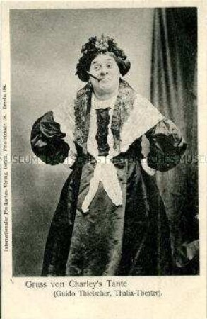 Guido Thielscher als "Charleys Tante"