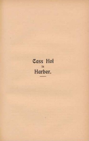 Cass Hof in Harber