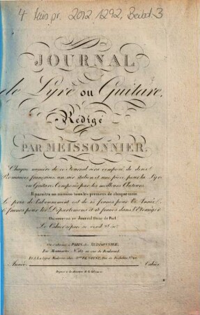 Devise des chasseurs français : chansonnette