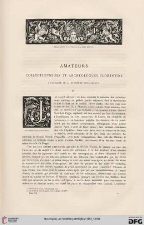 6: Amateurs collectioneurs et archéologues florentins à l'époque de la première Renaissance, [2]