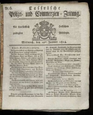 Nr. 6, Mittwoch den 19ten Januar. 1814