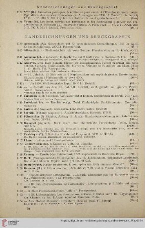 Handzeichnungen und Druckgraphik (Nr. 1139-1313)