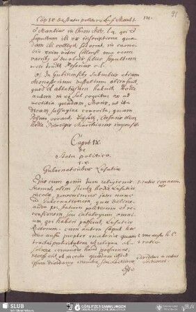Caput. IX. de Statu Politico i. e. Grubernatoribus Lusatiae