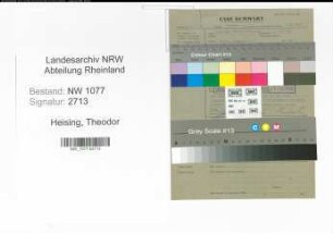 Entnazifizierung Theodor Heising , geb. 20.03.1905 (Polizist)