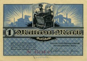 Gutschein - 1 Million Mark