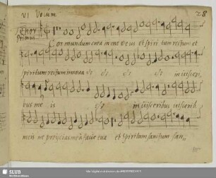 Anonymus: Cor mundum crea in me