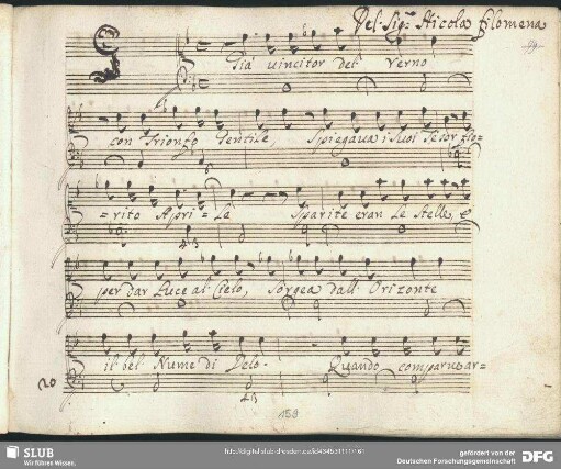 Nicola Filomena - Già vincitor del verno con trionfo gentile