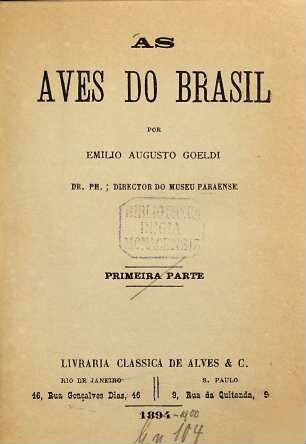 As Aves do Brasil
