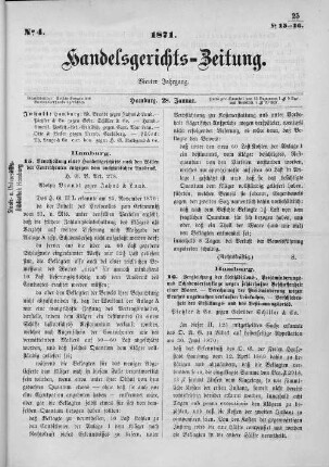 No. 4. 28. Januar 1871