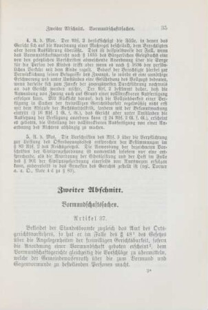 Zweiter Abschnitt. Vormundschaftssachen