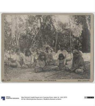 Guató-Frauen vom Caracara-Fluss