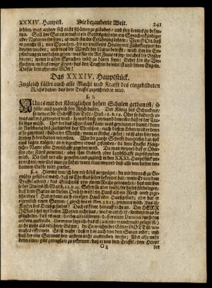Das XXXIV. Hauptstück.