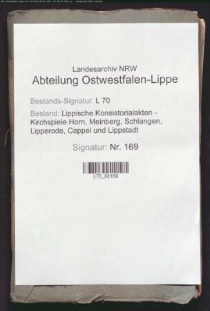 Suspendierung des Pastors Volland