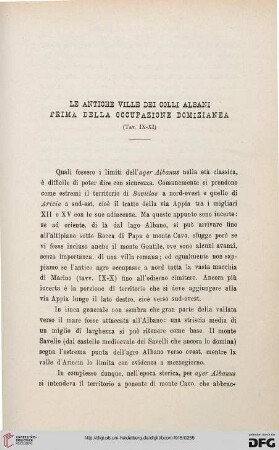 42: Le antiche ville dei colli Albani prima della occupazione domizianea