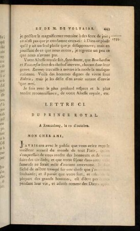 443-454, Lettre CI.-CIII.